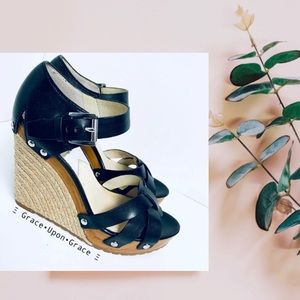 🎀SOLD🎀 MICHAEL KORS JetSet Espadrille Wedges